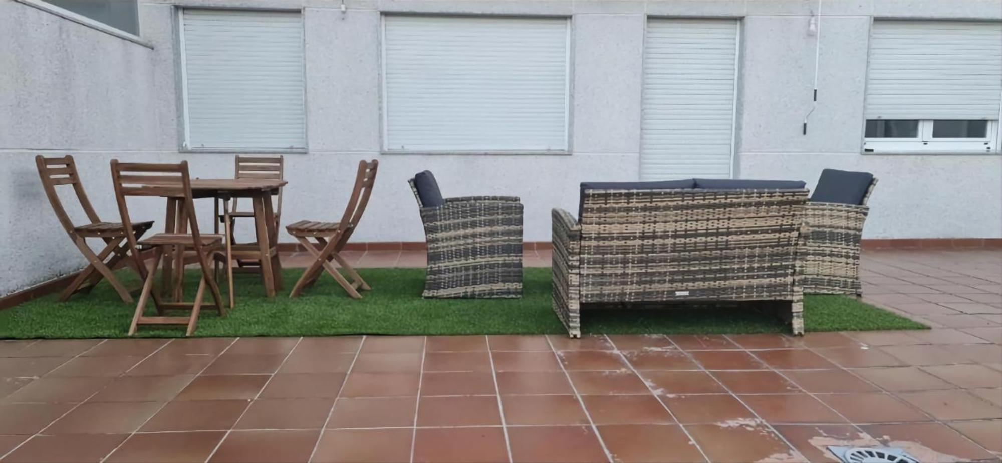 Estudio Centrico Con Terraza Xinzo de Limia Zewnętrze zdjęcie